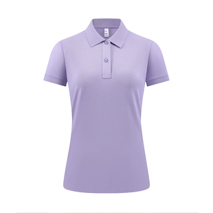 凉感莫代尔polo衫工作服定制印logo夏季企业文化衫团体t恤工衣女
