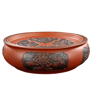 紫砂茶盘茶台功夫茶具客厅家用储水小型茶盘陶瓷干泡盘大茶托简约