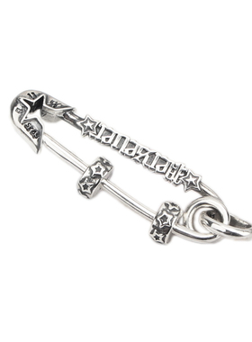 银势男女S925字母别针潮牌情侣坠