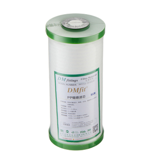 迪木艾特前置过滤器通用滤芯10寸大胖瓶沟槽pp棉ACF碳纤维净水器
