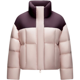 商场同款森马羽绒服女防水宽松短款外套2025冬季新款立领拼接冬装