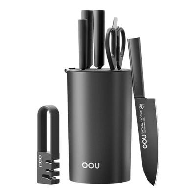 OOU黑刃3代抗菌刀具套装厨房家用