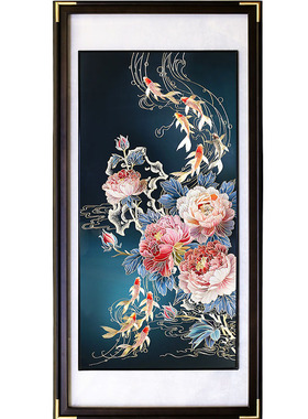 瑞家禾玄关铜雕画走廊过道挂画