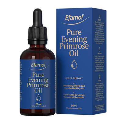 英国Efamol伊凡慕月见草油口服液精华卵巢保养月经呵护更年期60ml