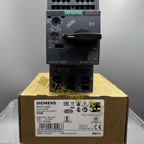 溢价-3RV2011-0GA25 塑料外壳式断路器#SI