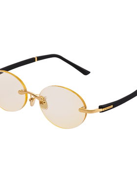 眼镜天然水晶椭圆石头清凉时尚