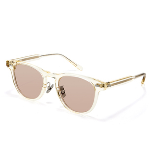 自动感光变色近视眼镜男可配散光度数眼镜框香槟色墨镜茶色太阳镜