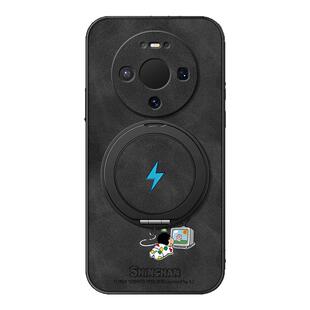 适用华为Mate80pro手机壳mate70/mate60/50保护套mete30磁吸支架mata20鼎桥40e新款pro+羊巴皮趴窝新仔男款