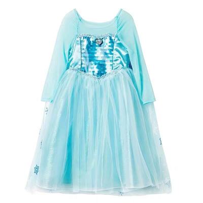 迪士尼艾莎高端公主裙生日礼物