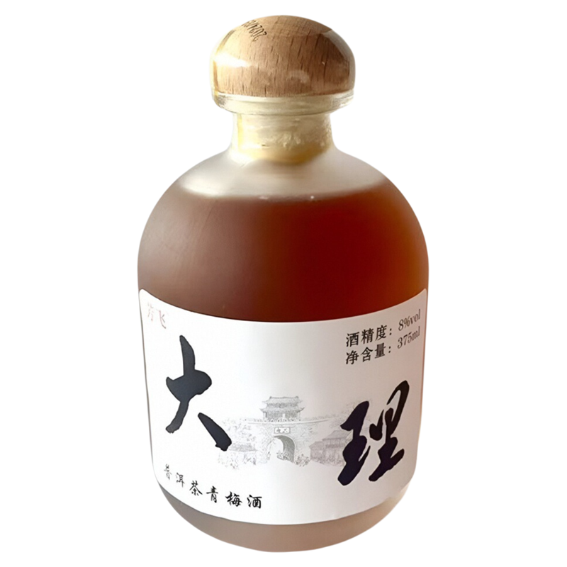 【大理发货】云南玫瑰花普洱茶青梅酒丽江特产青提青柑茉莉花果酒