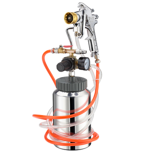 坤尚多彩喷枪2升压力桶套装外墙乳胶漆仿石漆 艺术漆打样喷涂工具