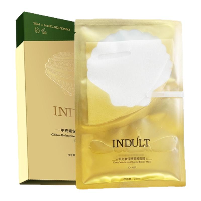 东辉影度INDULT甲壳素保湿修颜面膜补水保湿修复吸黑色素清毛孔