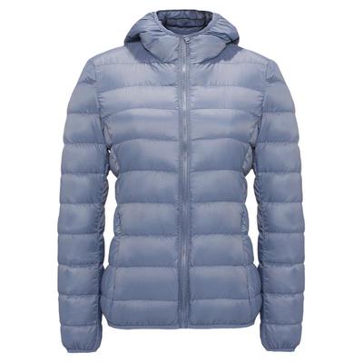 日本试衣间轻薄羽绒服女短款外套