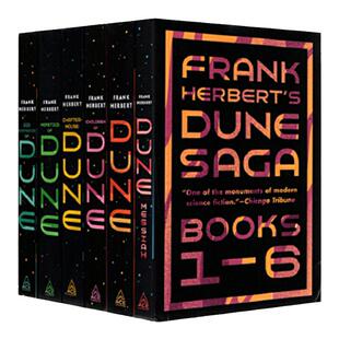 沙丘六部 英文原版 Dune Saga Books1-6套装盒装 弗兰克赫伯特 科幻巨著 星云奖雨果奖 当代科幻史诗畅销巨著 搭三体