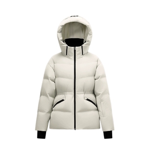 美特斯邦威羽绒服女士冬季新款轻盈机能防风鸭绒加厚保暖短款