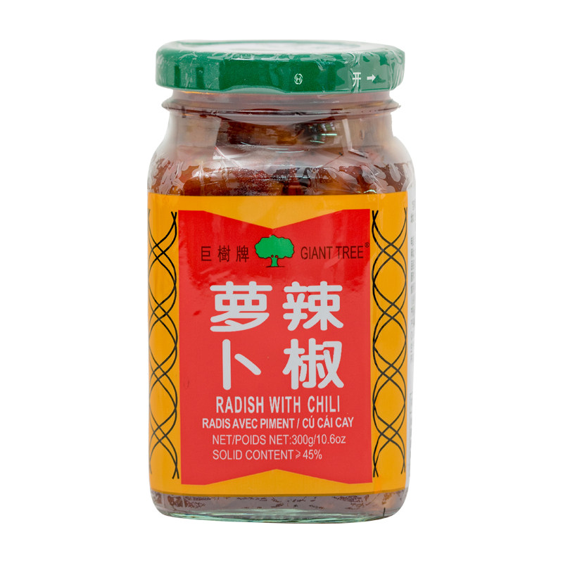 巨树牌辣椒萝卜脆酱菜香辣榨菜下饭菜外婆咸菜泡菜甜辣南方特产
