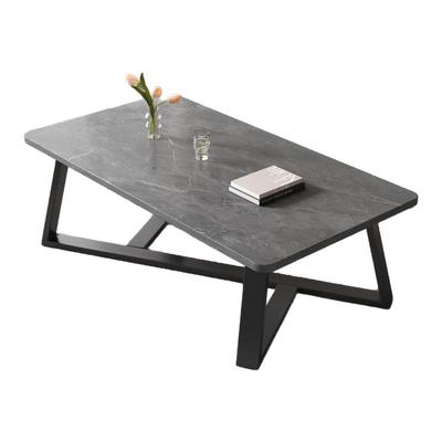 茶几客厅简约现代办公室沙发茶几桌家用轻奢简易小户型岩板色茶几