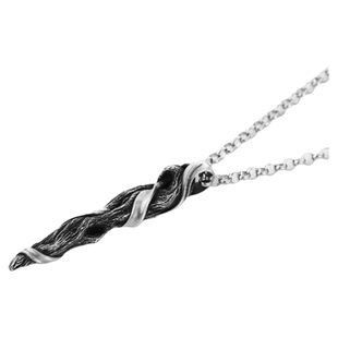 999纯银原创设计浮木项链男士痞帅高级感男潮牌ins男生设计感小众