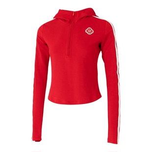 Adidas阿迪达斯短款连帽卫衣女装26新款潮流时尚内搭上衣女KG3457