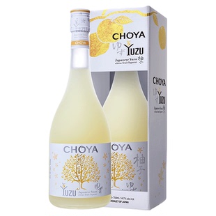 CHOYA蝶矢爽口柚子酒日本进口14.7度低度果酒750ml微醺果酒梅子酒