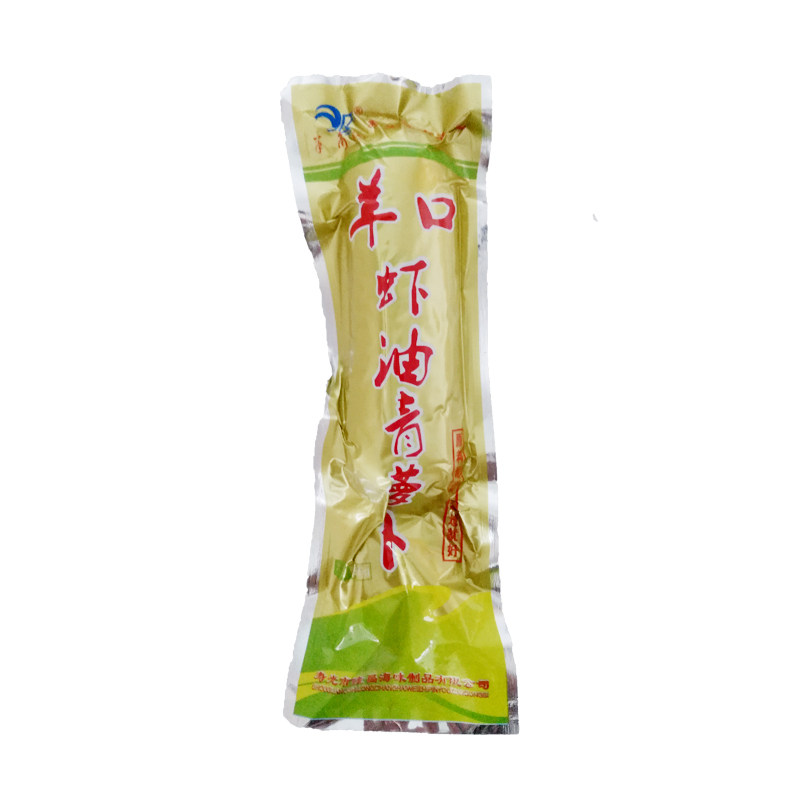 山东潍坊特产羊口虾油腌制青萝卜