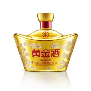 【年货节礼盒】52度黄金酒松茸酒1.5L送礼高端伴手礼盒大元宝