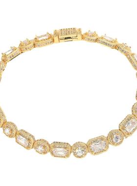 8MMT方方圆拼接冰糖手链