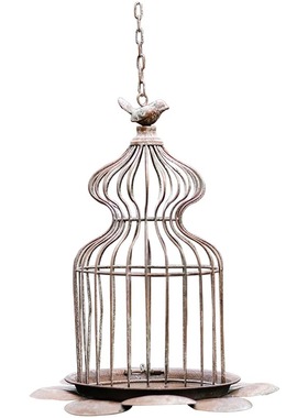 掬涵铁艺鸟笼吊篮花盆多肉悬挂