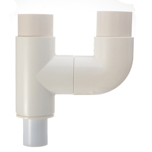 40PVC管内插延长变50PVC三通接头 36变径50塑料排水管内插式转接