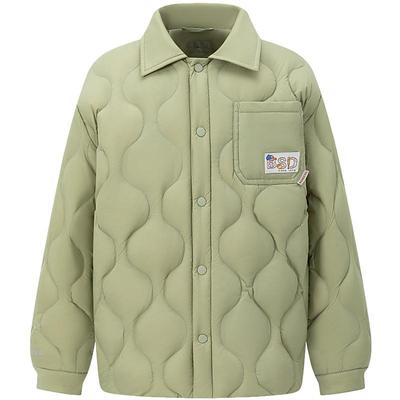 波司登轻薄儿童衬衫式羽绒服抗菌