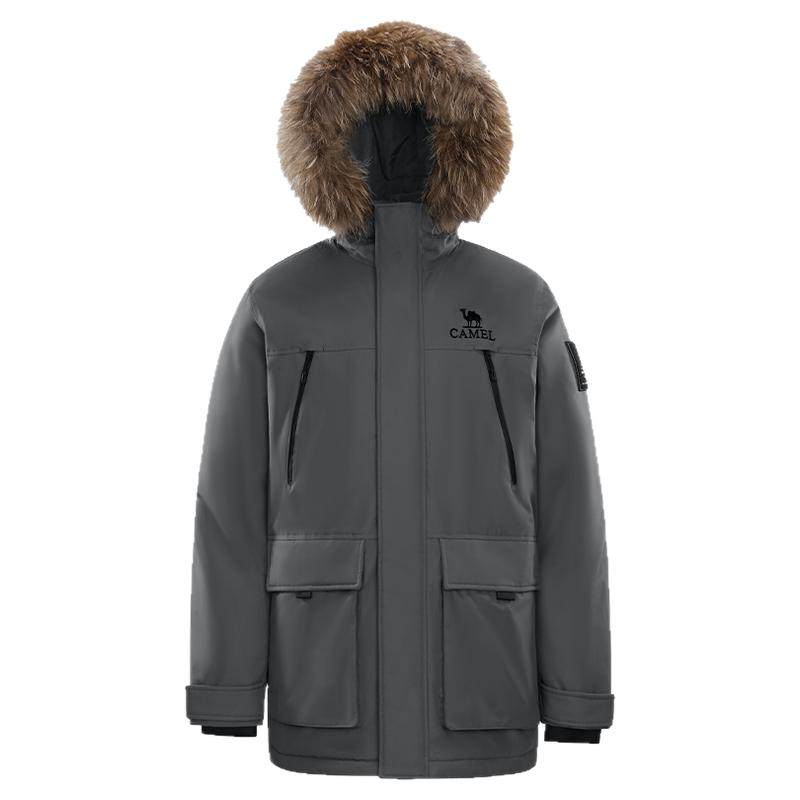 骆驼派客羽绒服外套加厚