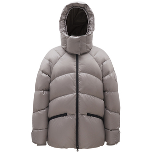 LINCCHIC金羽杰短款羽绒服女新款超轻亮彩潮流连帽面包服冬季2324