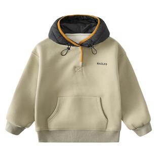 男童卫衣春秋款2026春装新款儿童中大童男孩春季圆领套头长袖上衣