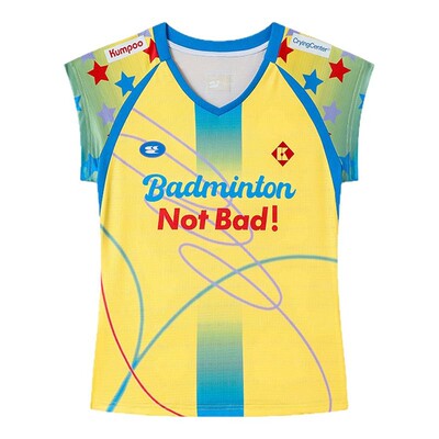 CryingCenterSports×kumpoo薰风羽毛球联名系列撞色小飞袖赛服