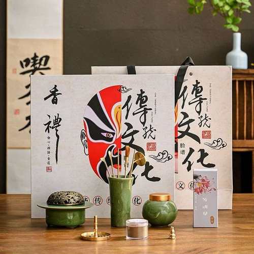 风国香篆套装香香道炉创意配文化礼盒顶香篆篆传统陶瓷全套工具打