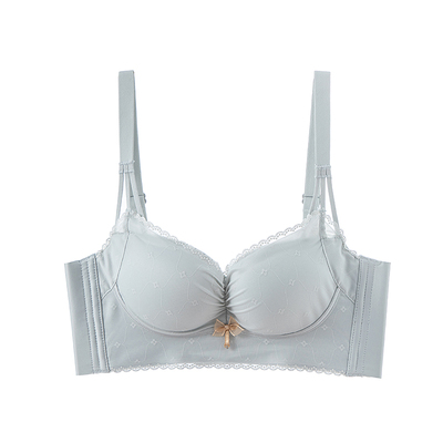 无痕小胸聚拢显大蕾丝无钢圈文胸
