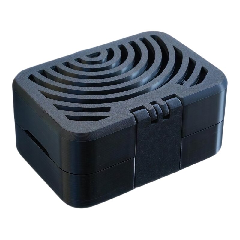 新款车载镂空透气香皂盒