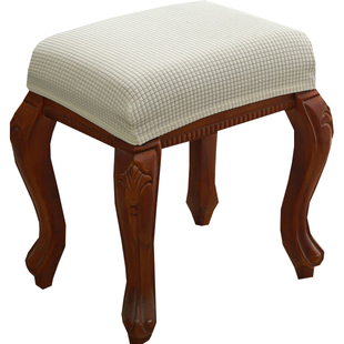 弹力万能化妆凳子套罩长方形梳妆台小红木板凳换鞋中式坐垫座椅罩