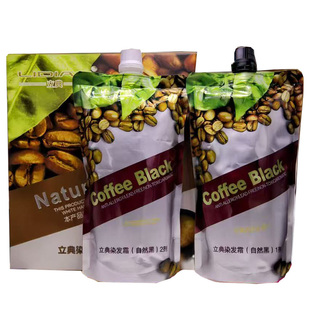 美吾发染发剂咖啡香醇立典焗油膏自然黑遮盖白发不沾头皮染发膏发