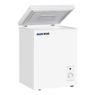 奥克斯小冰柜家用小型迷你冰箱无霜商用柜冷藏冷冻两用卧式冷柜