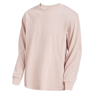 260g重磅小领口长袖T恤男纯棉春秋款卫衣白色2026秋冬内搭打底衫