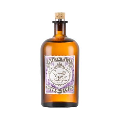 【自营】猴王47黑森林干金酒500ml德国进口猴子Gin洋酒调酒基酒