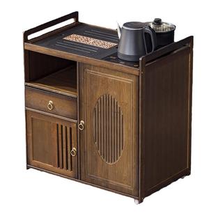 边几可移动小茶几客厅茶水柜家用茶台烧水壶一体茶桌现代简约茶车