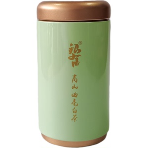 银落大堰高山白茶2026年新茶云端精品罐装宁波奉化曲毫类特产