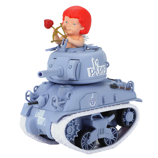 恒辉模型 MENG WWV-005 谢尔曼坦克 巴黎之箭 Q版免胶拼装模型