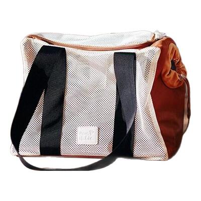 PawsHolic爪迷透气网格单肩包百搭设计宠物出行猫包舒适透气