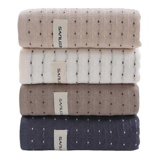 3条三利毛巾纯棉纱布洗脸家用吸水不掉毛大人全棉男女手帕子