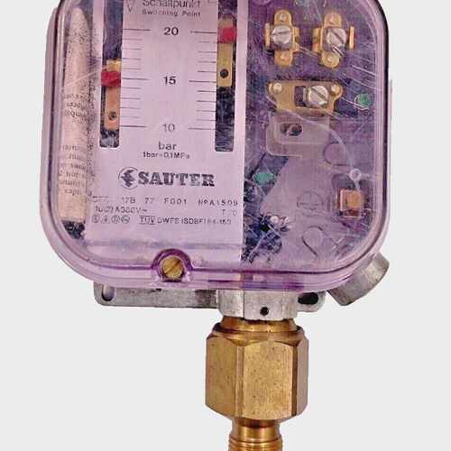 SAUTER DFC 17BSeries DFC 17B 77 F001 Heavy-Duty Pressure Swi