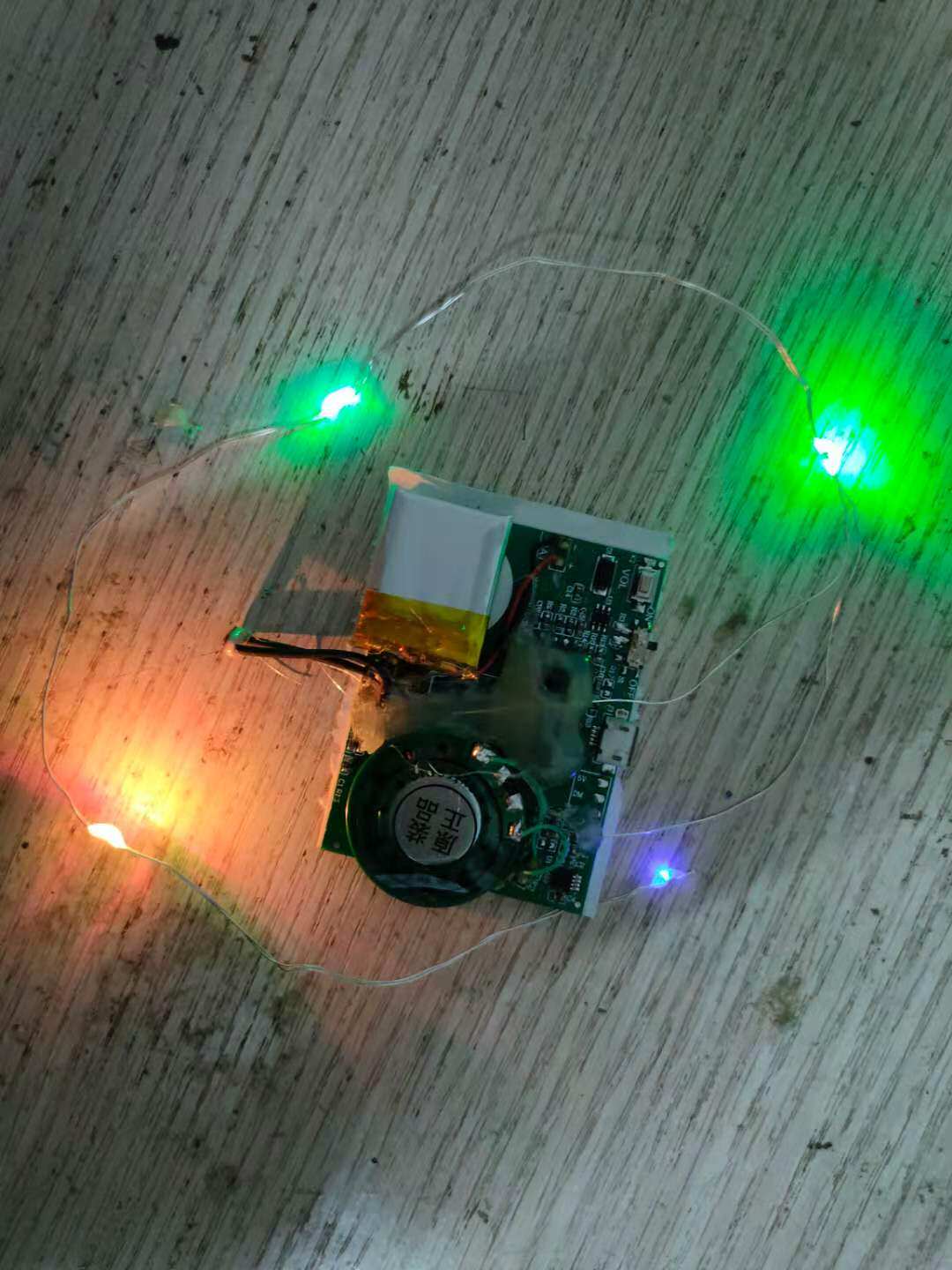 自制儿童手工DIY创意生日祝福贺卡机芯片礼物盒US录音MP3音乐模块