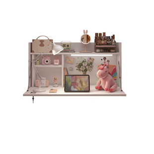 床上铁艺电脑桌懒人书桌书架上下铺大学生宿舍神器床头笔记本桌子